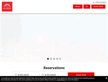 Tablet Screenshot of hotelelaltar.com